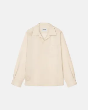 Clemens - Sale Slub Shirting Top - Creme