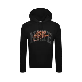 Club Fleece Pullover Hoodie 'Black Safety Orange'