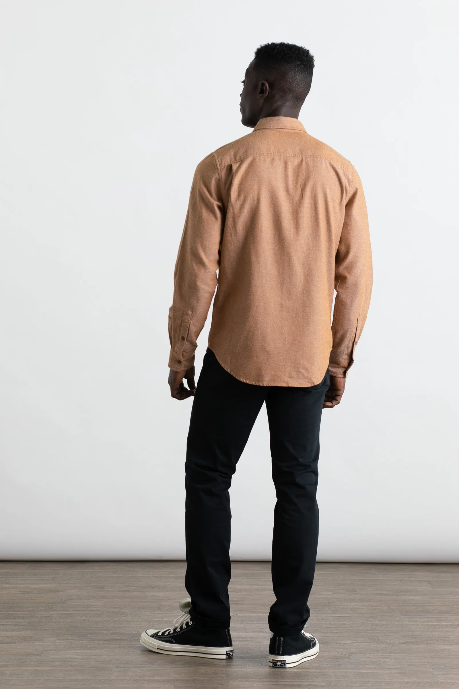 Cole Slim Shirt / Copper Melange