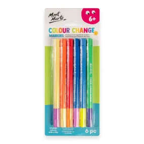 Colour Change Markers 6pc