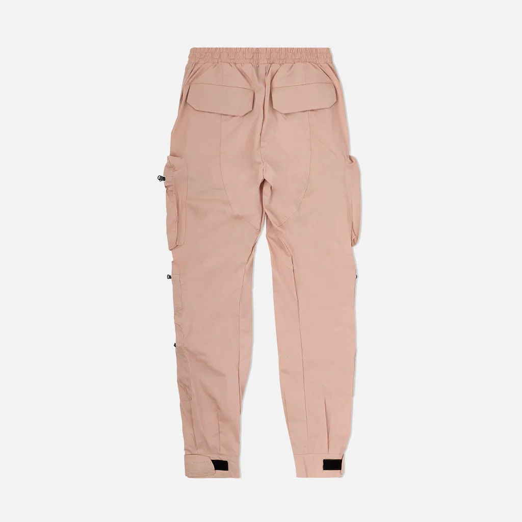 Combat Nylon Joggers Rose