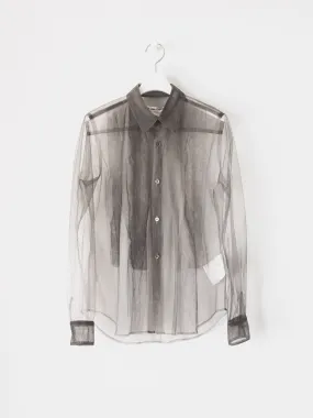 Comme des Garçons Sheer Mesh Button Shirt