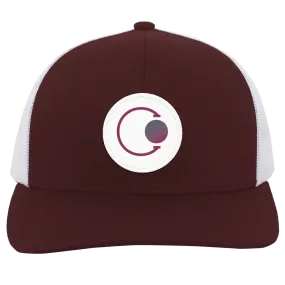 CONQUERing Trucker Hat - Maroon & White