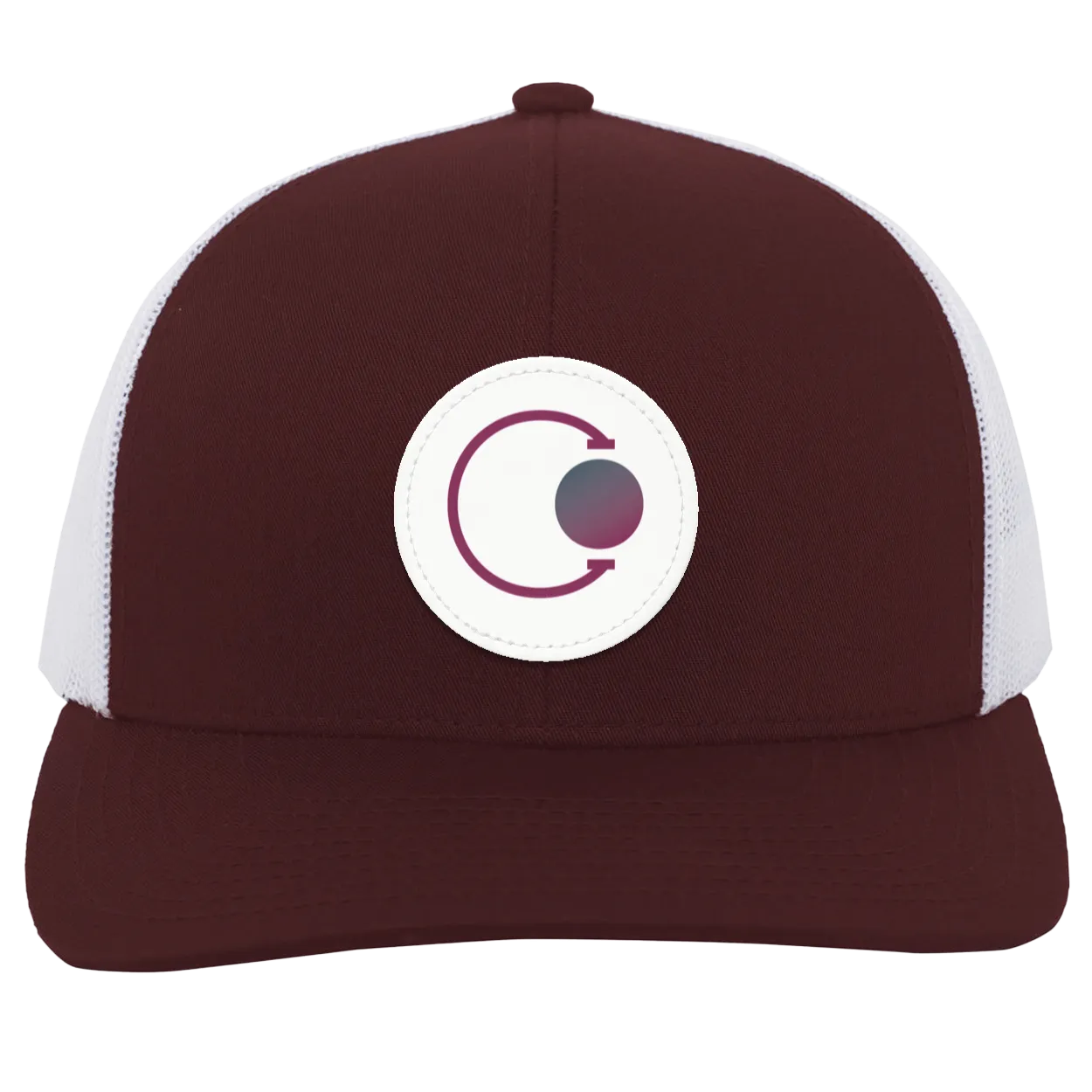 CONQUERing Trucker Hat - Maroon & White