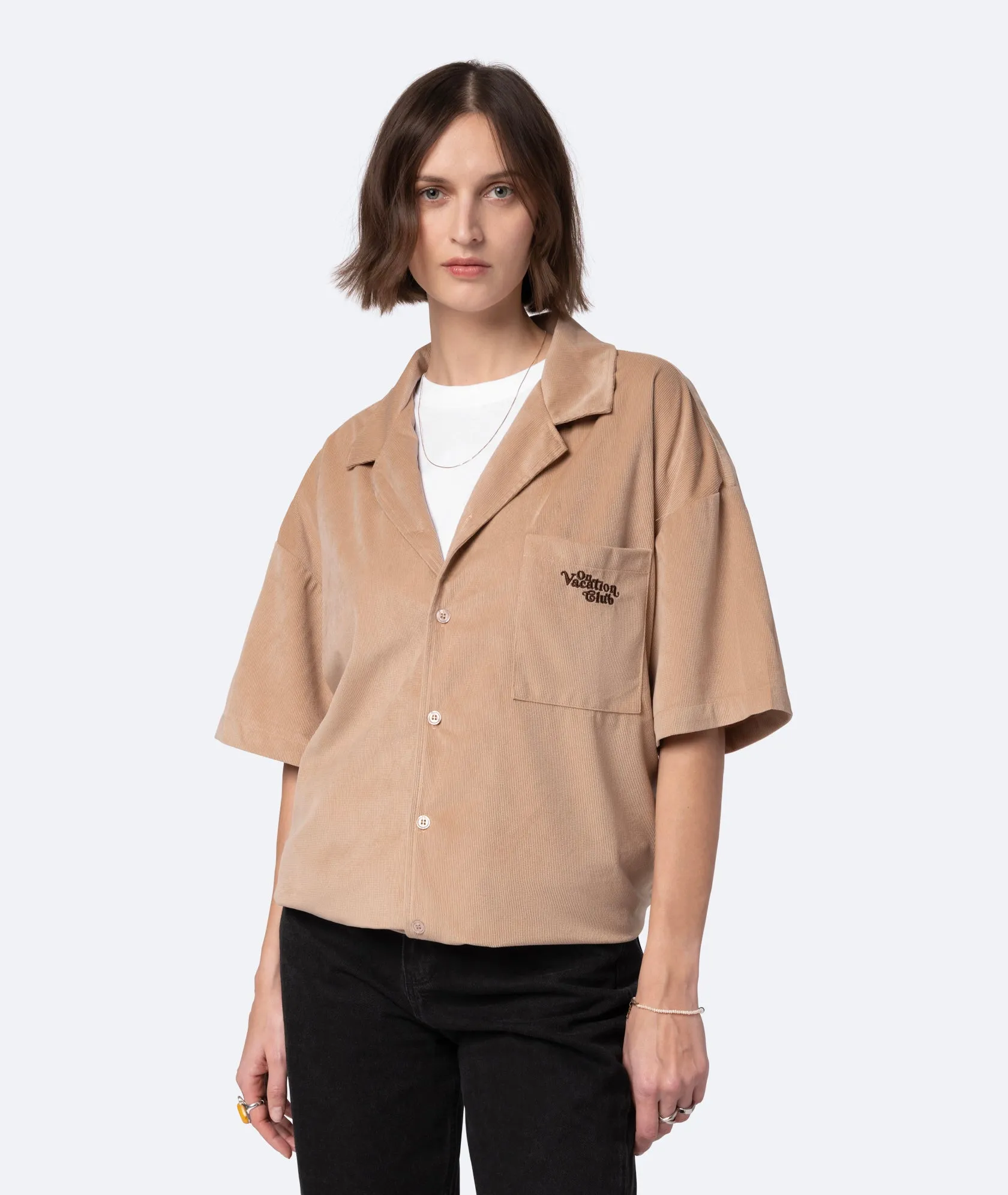 Corduroy Shirt - Camel