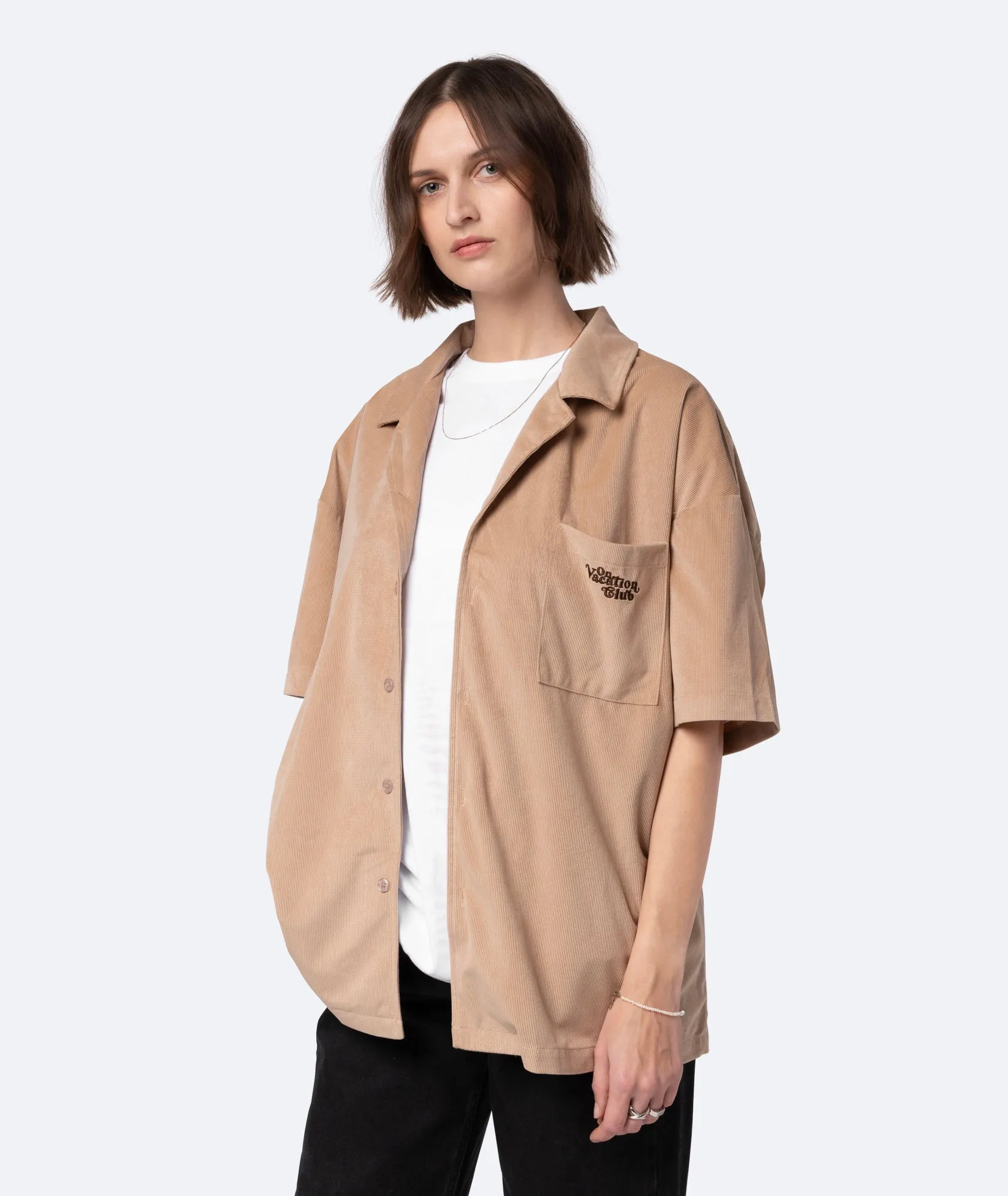 Corduroy Shirt - Camel