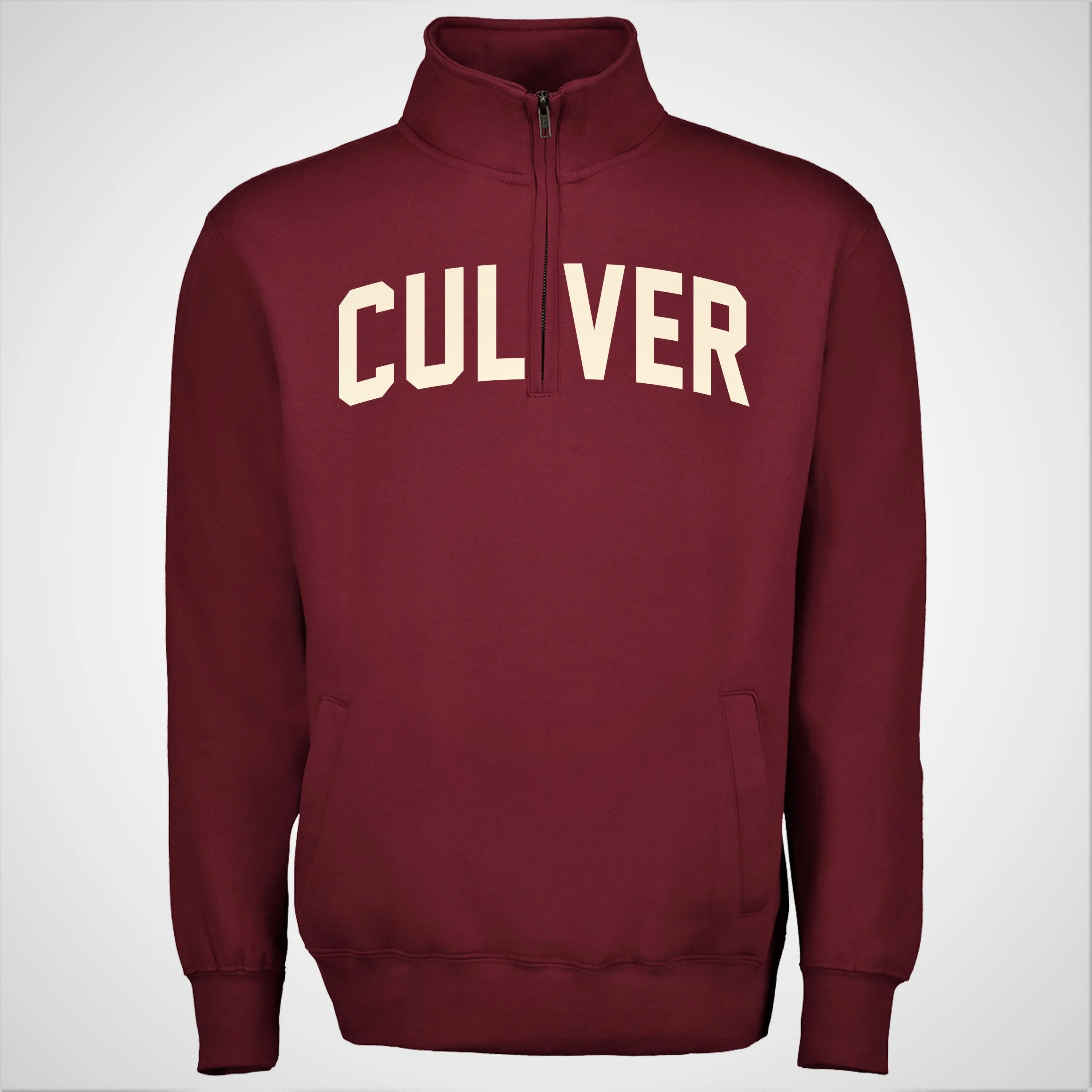 Culver Fundamental Fleece 1/4 Zip - Maroon