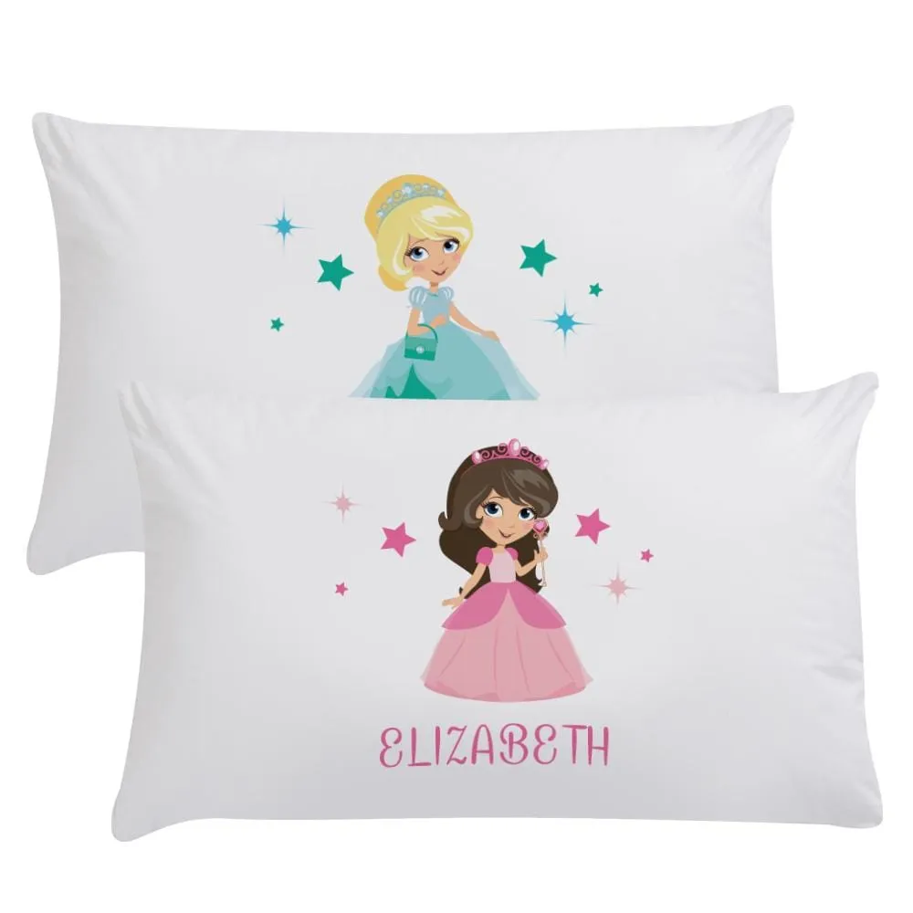 Customized Girls Princess Sleeping Pillowcase | Custom Pillow for Kids