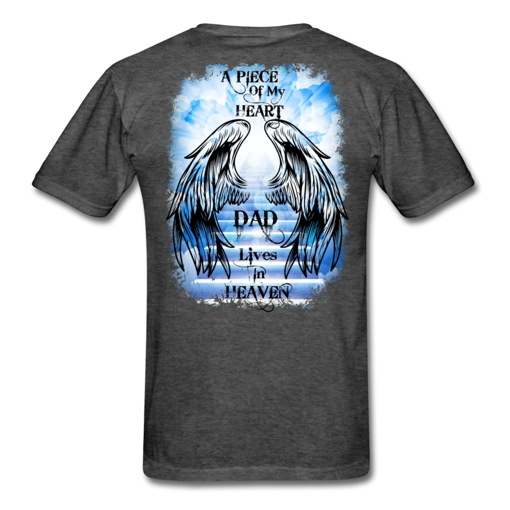 Dad Wings Of Heaven Memorial Tee