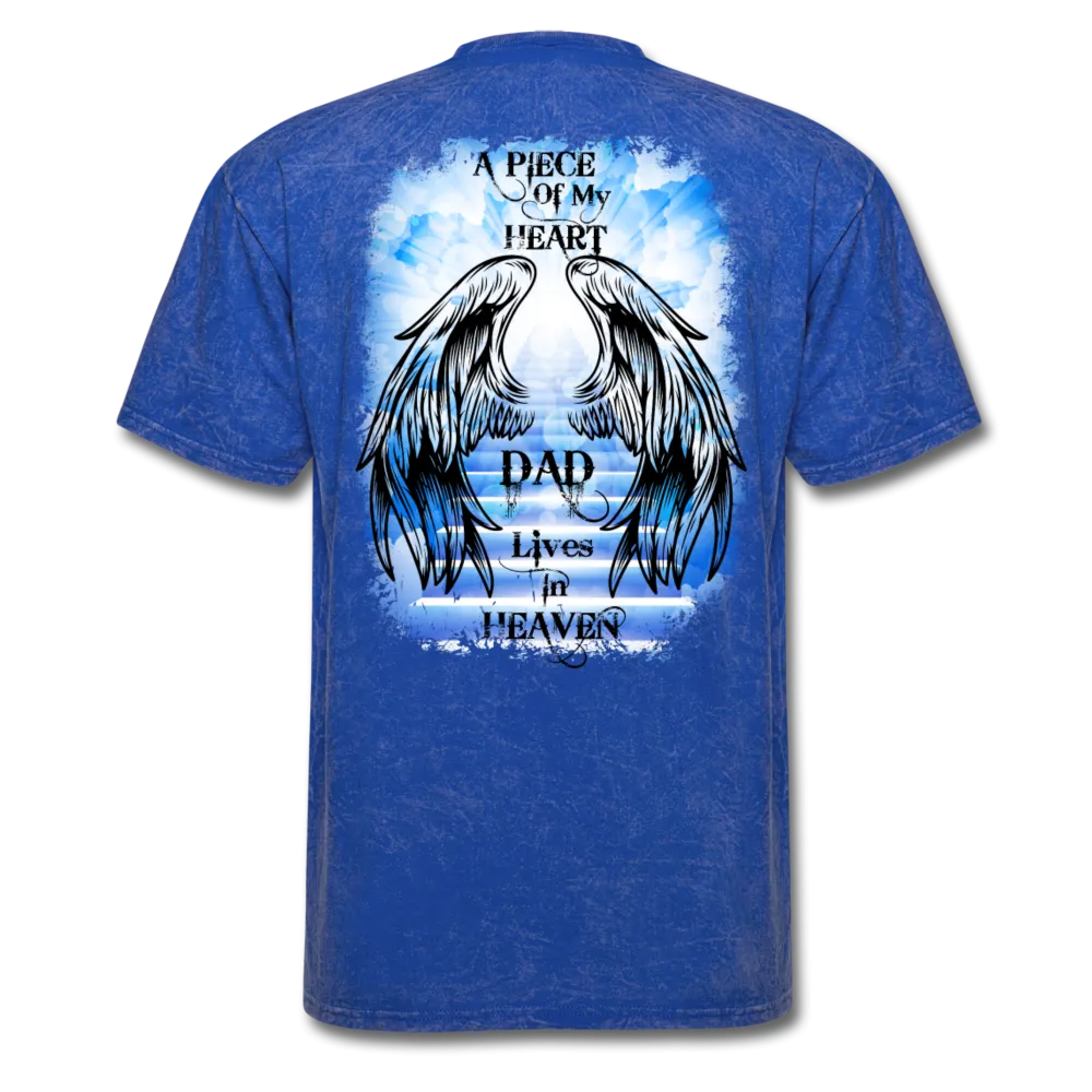 Dad Wings Of Heaven Memorial Tee