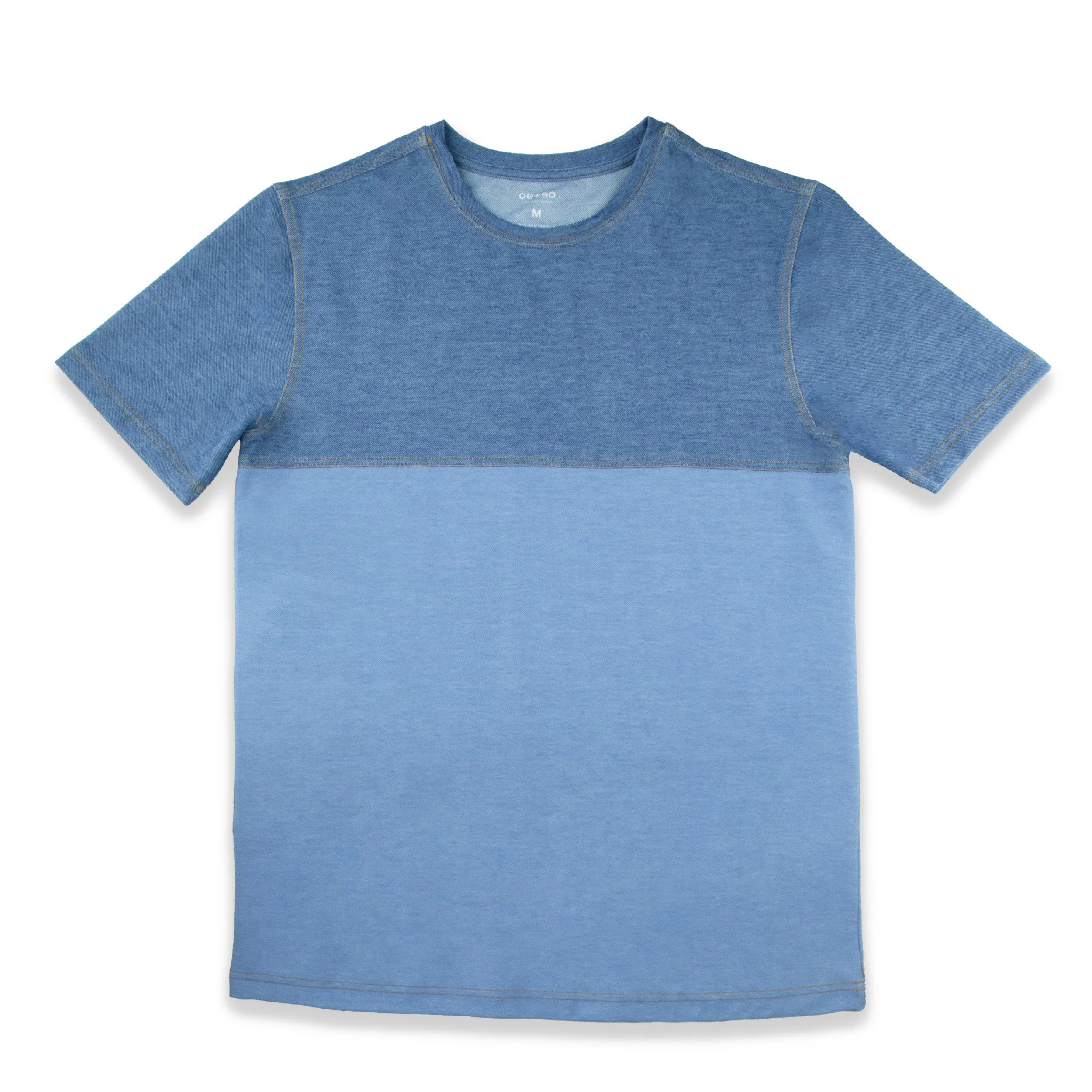 Denim Adult Contrast Tee