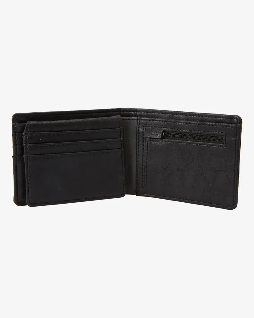 Dimension Faux Leather Bi-Fold Wallet