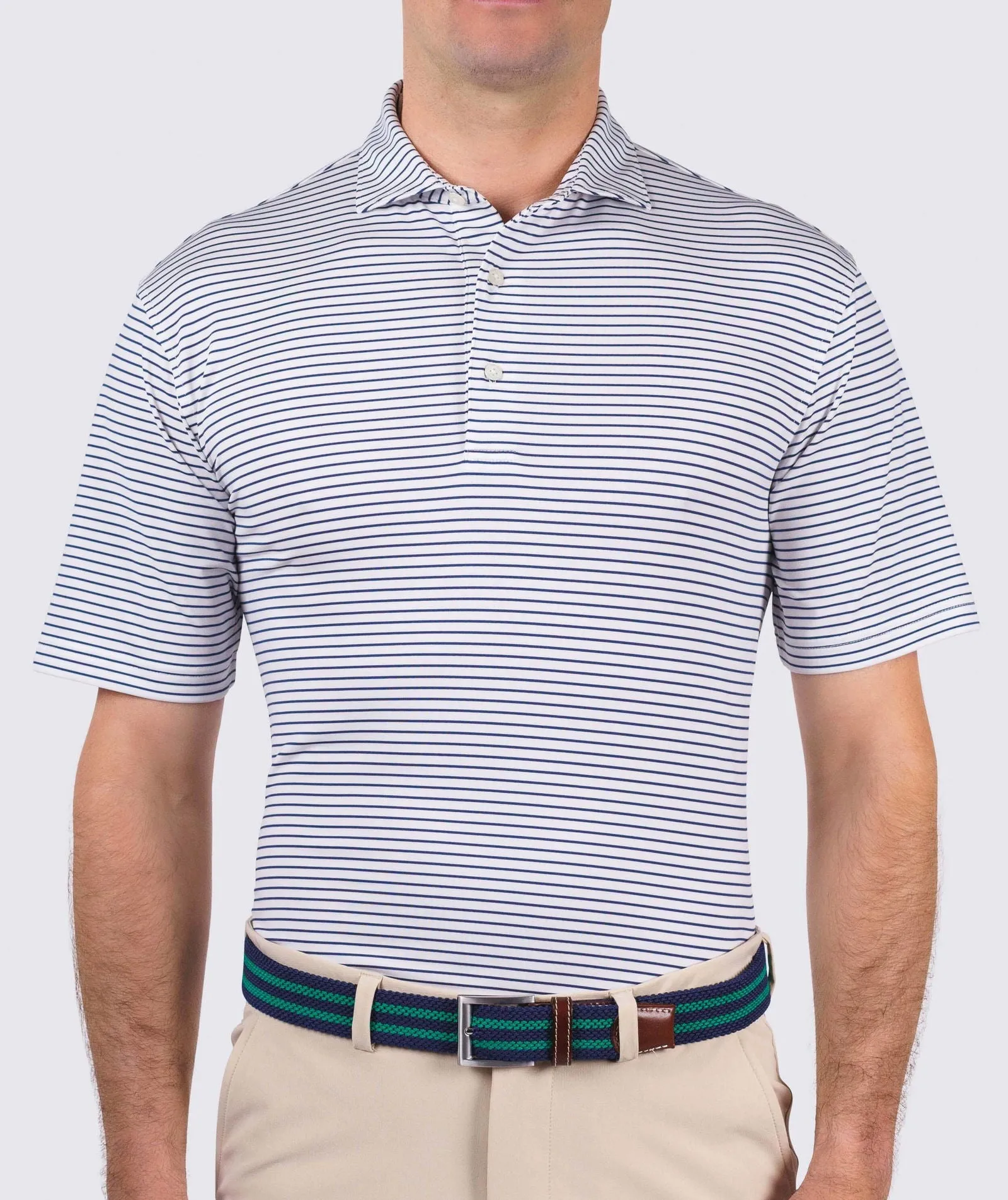 Dylan Stripe Performance Polo