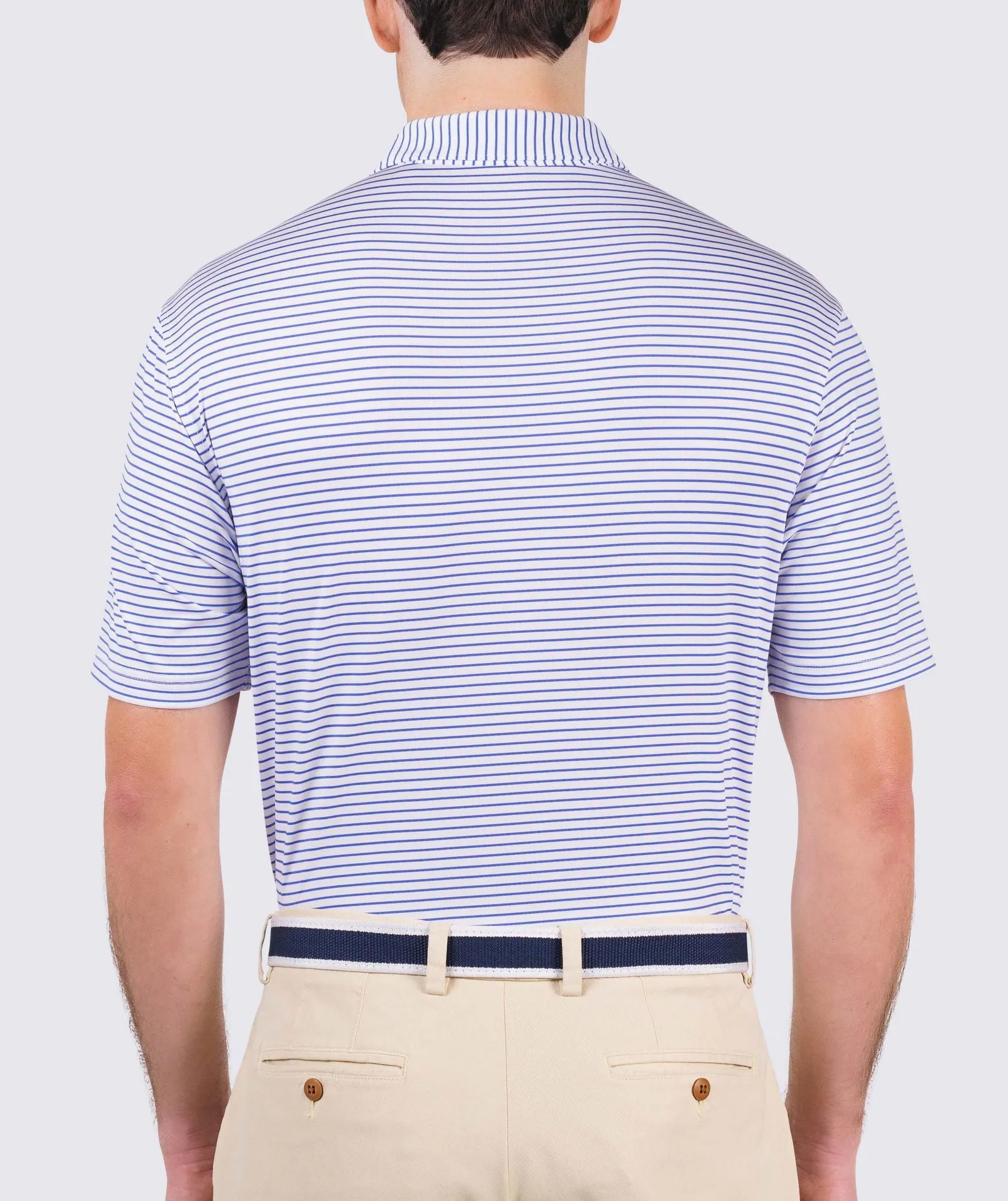 Dylan Stripe Performance Polo