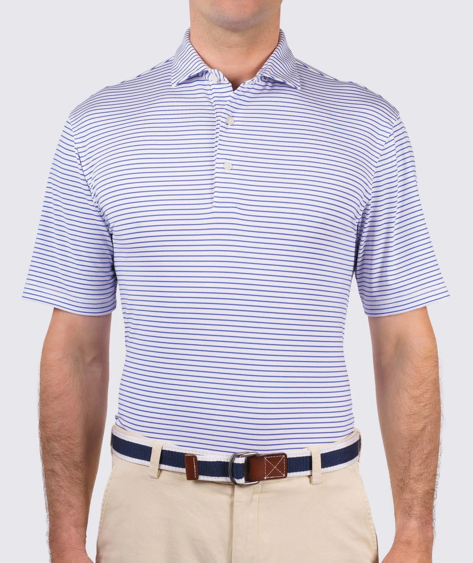 Dylan Stripe Performance Polo