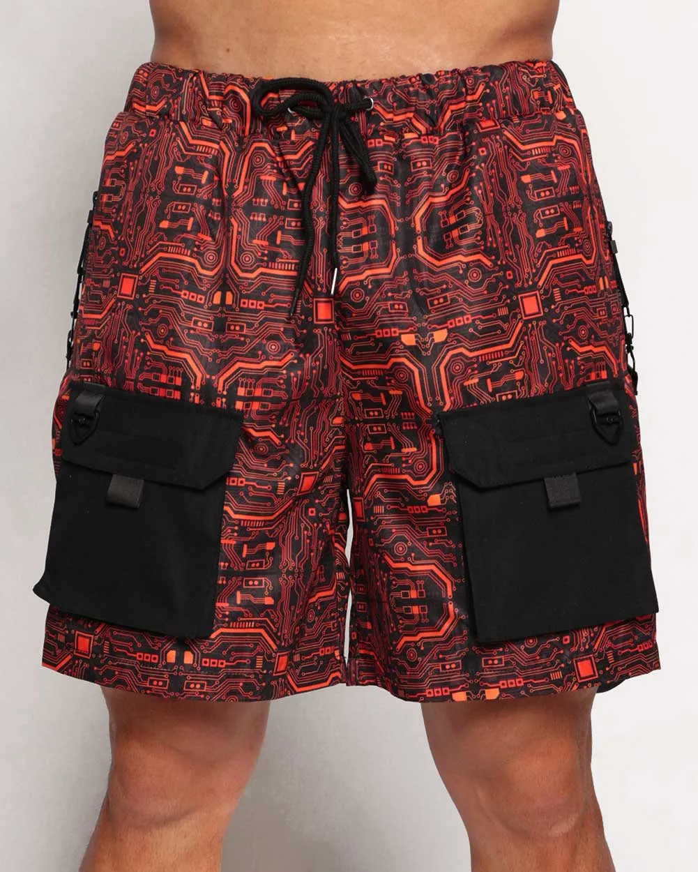 Electro Techno Cargo Shorts