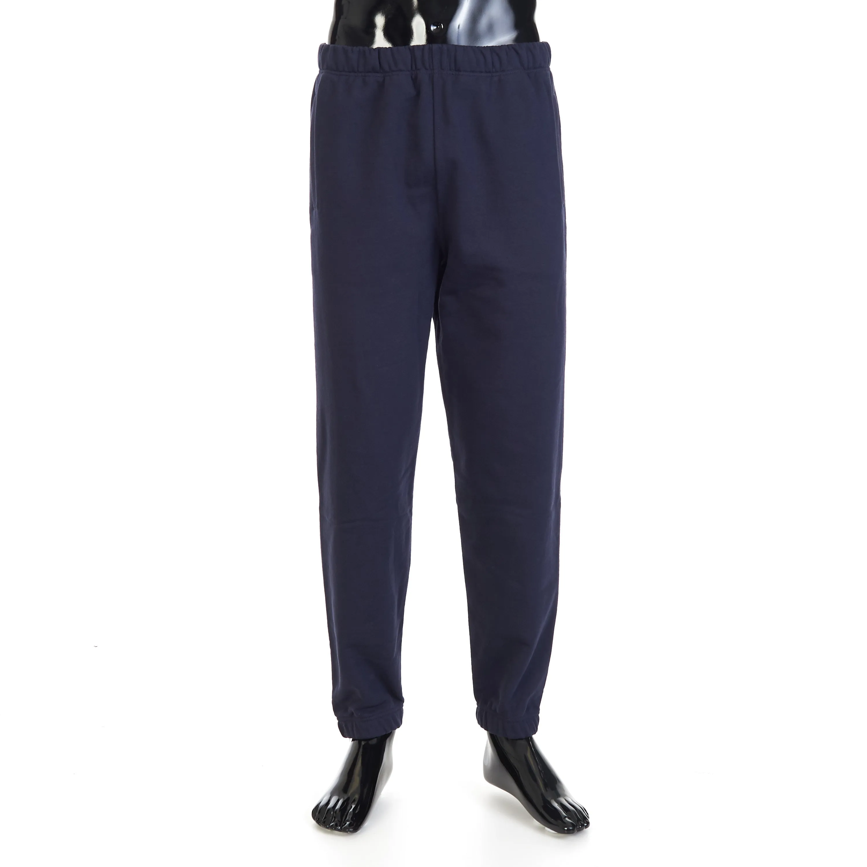 Embroidered Scritto Jogging Trousers - Ink Blue, Fleece Cotton