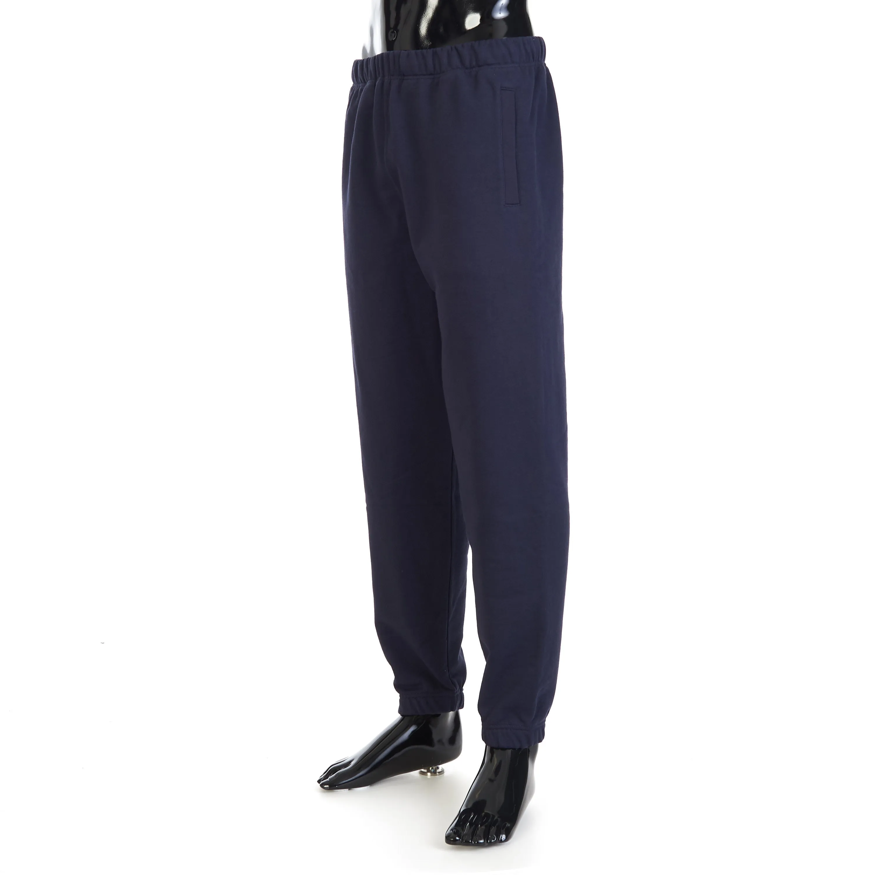 Embroidered Scritto Jogging Trousers - Ink Blue, Fleece Cotton