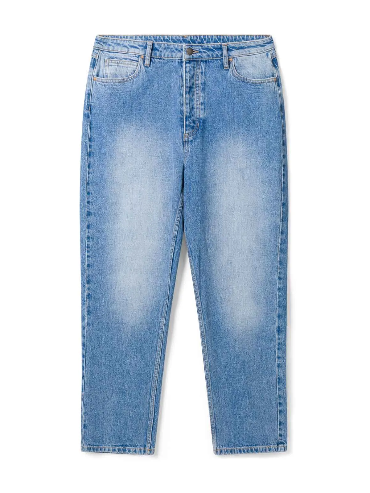 Essential Organic Cotton Boyfriend Jeans - Vintage Blue