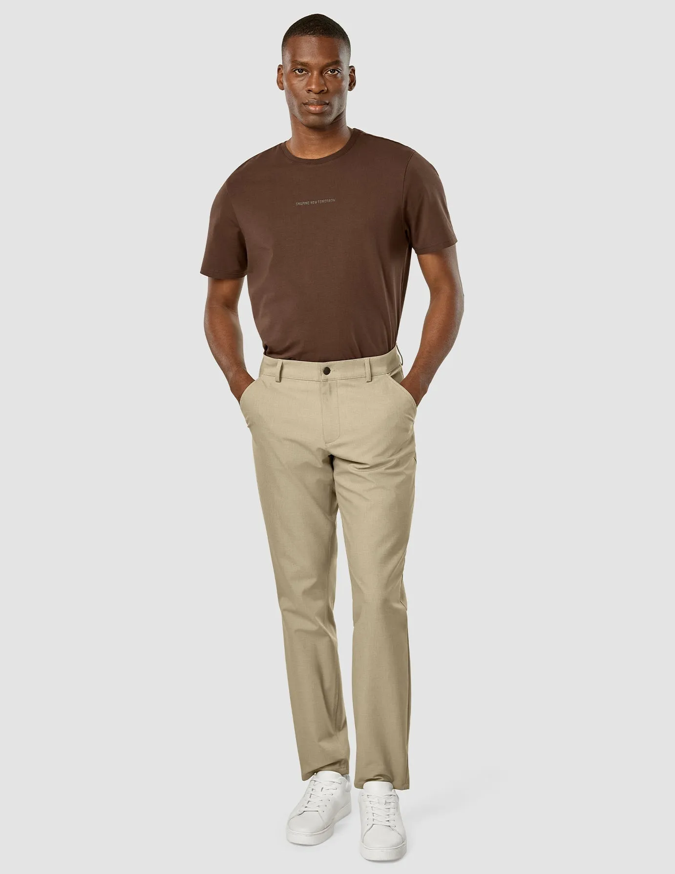 Essential Pants Regular Moonstone Melange