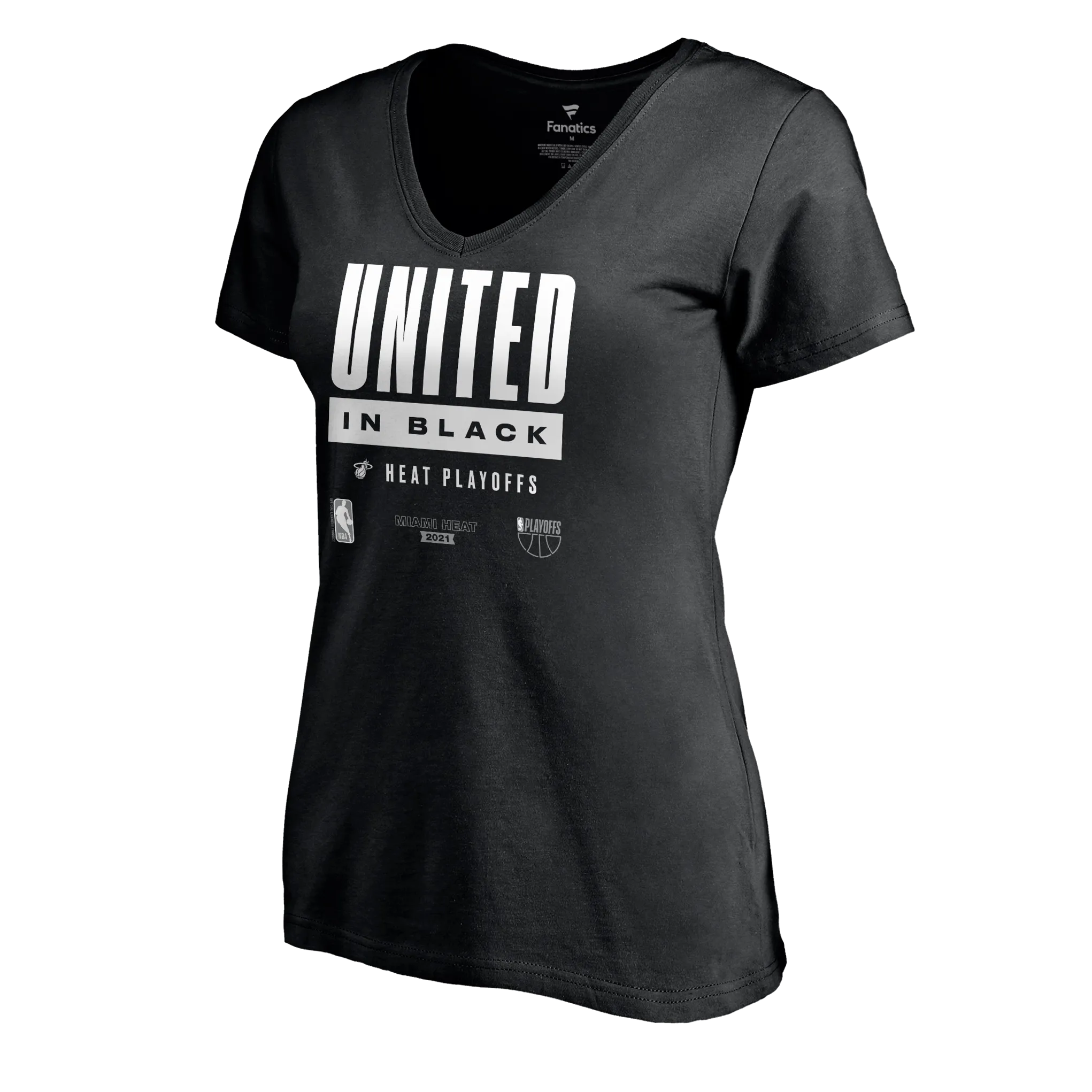 Fanatics United In Black Playoff Women's Tee