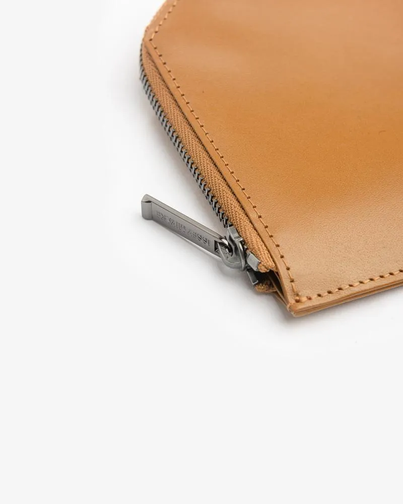 Flat Wallet in Tan