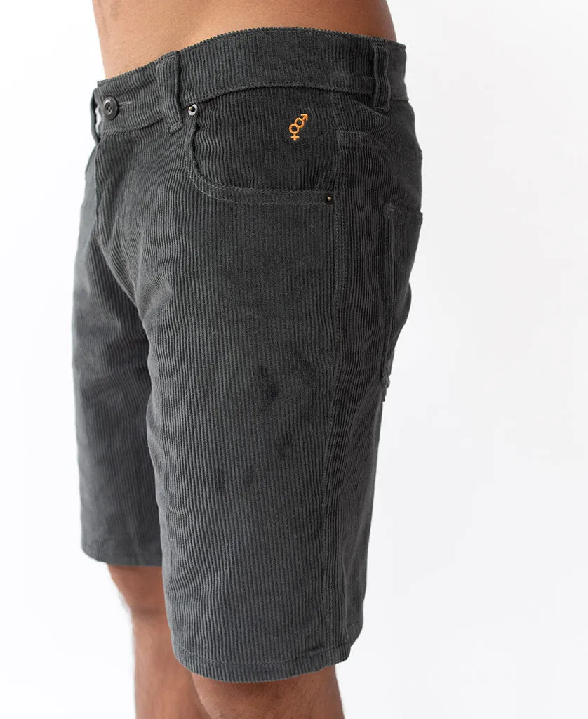 Floyd Cord Walkshort | Wash Black