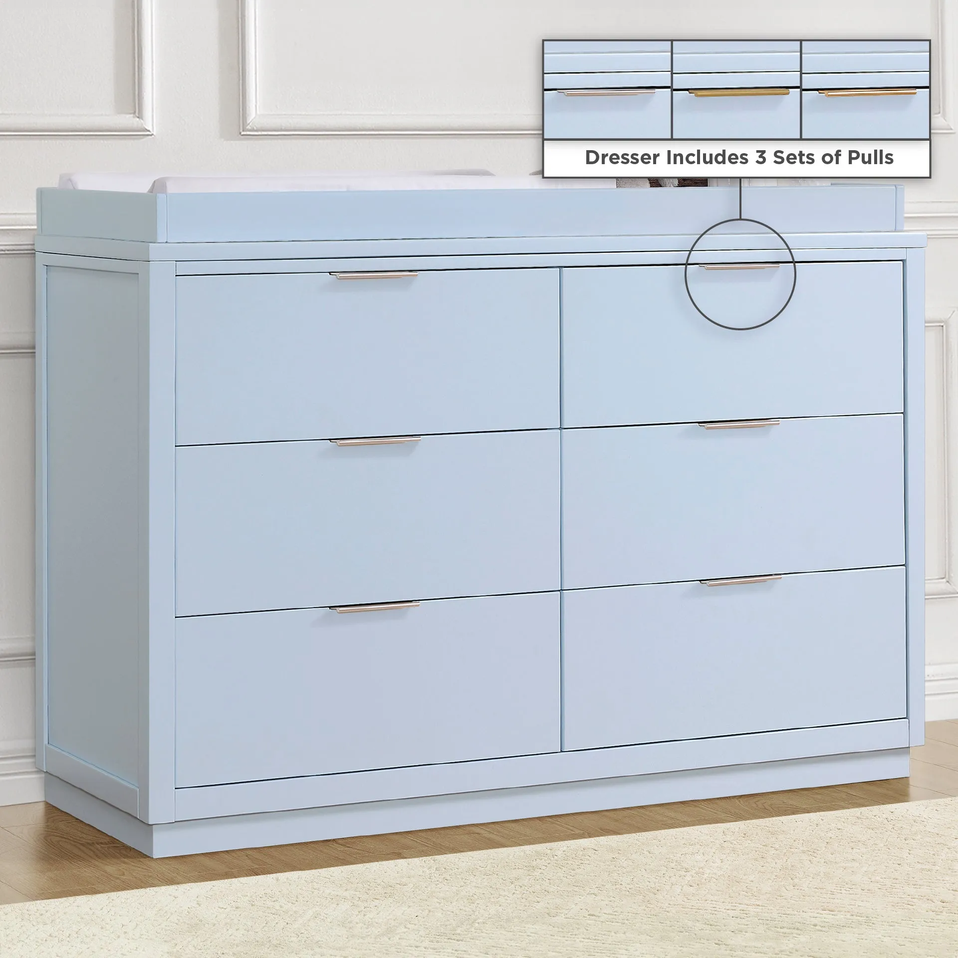 Forever 6 Drawer Dresser with Interlocking Drawers - Classic Collection