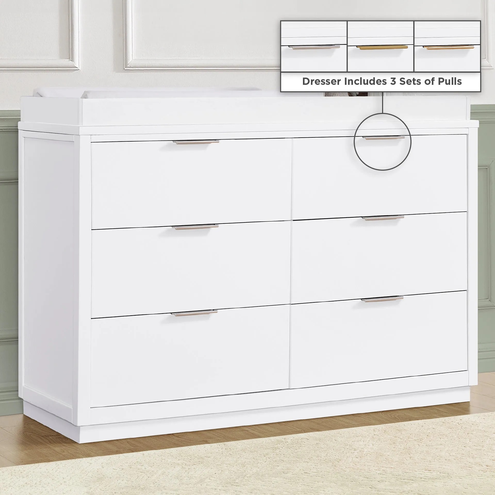 Forever 6 Drawer Dresser with Interlocking Drawers - Classic Collection