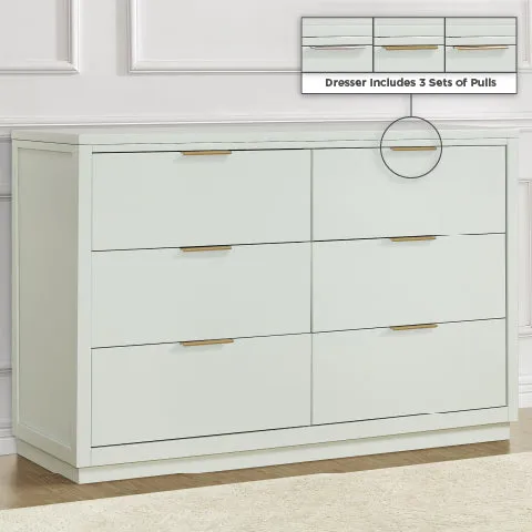 Forever 6 Drawer Dresser with Interlocking Drawers - Classic Collection