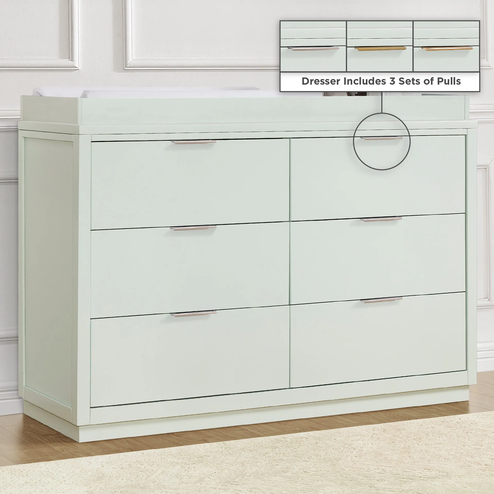 Forever 6 Drawer Dresser with Interlocking Drawers - Classic Collection