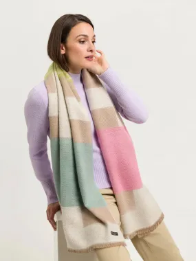 Fraas Sustainability Edition - Cashmink Scarf With Colour Block Design