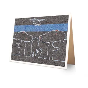 Greeting Card - The Thin Blue Line