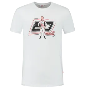 Haas Racing F1 Kevin Magnussen Graphic T-Shirt - White