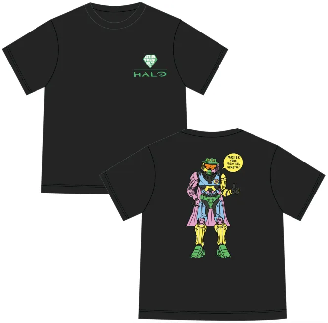 Halo Action Figure Miles 'Master Your Mental Health' Tee