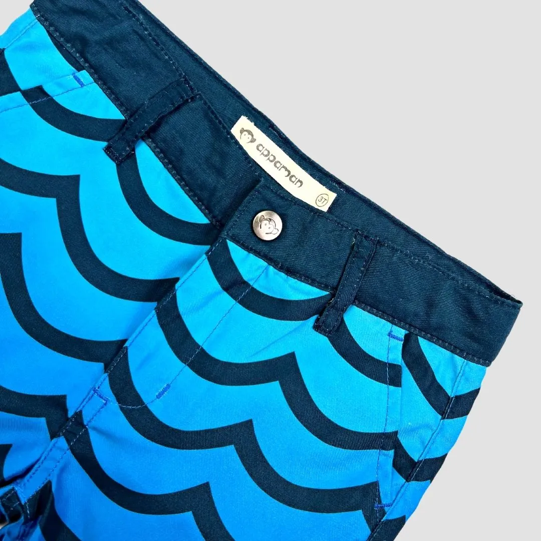 Hybrid Shorts | Wavy Blue