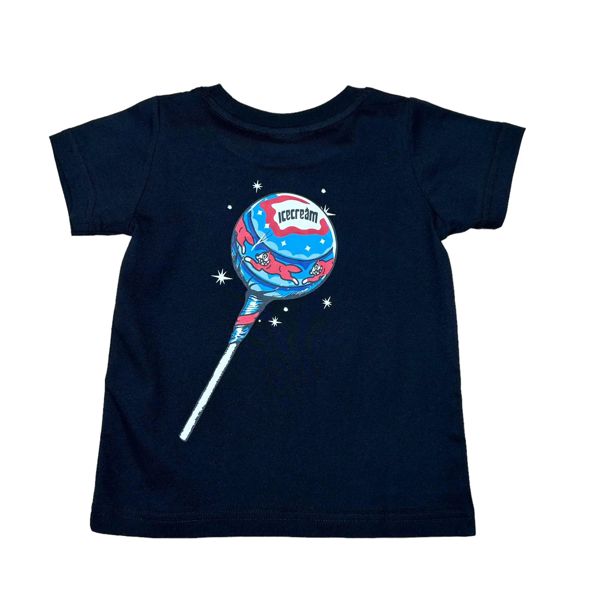 Icecream Kids Pops S/S Tee Black