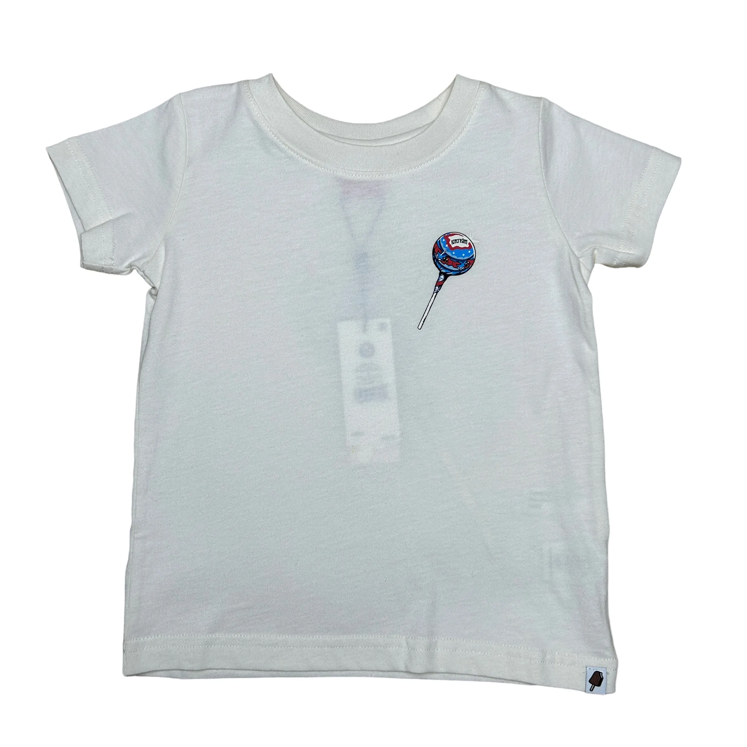 Icecream Kids Pops S/S Tee Whisper White