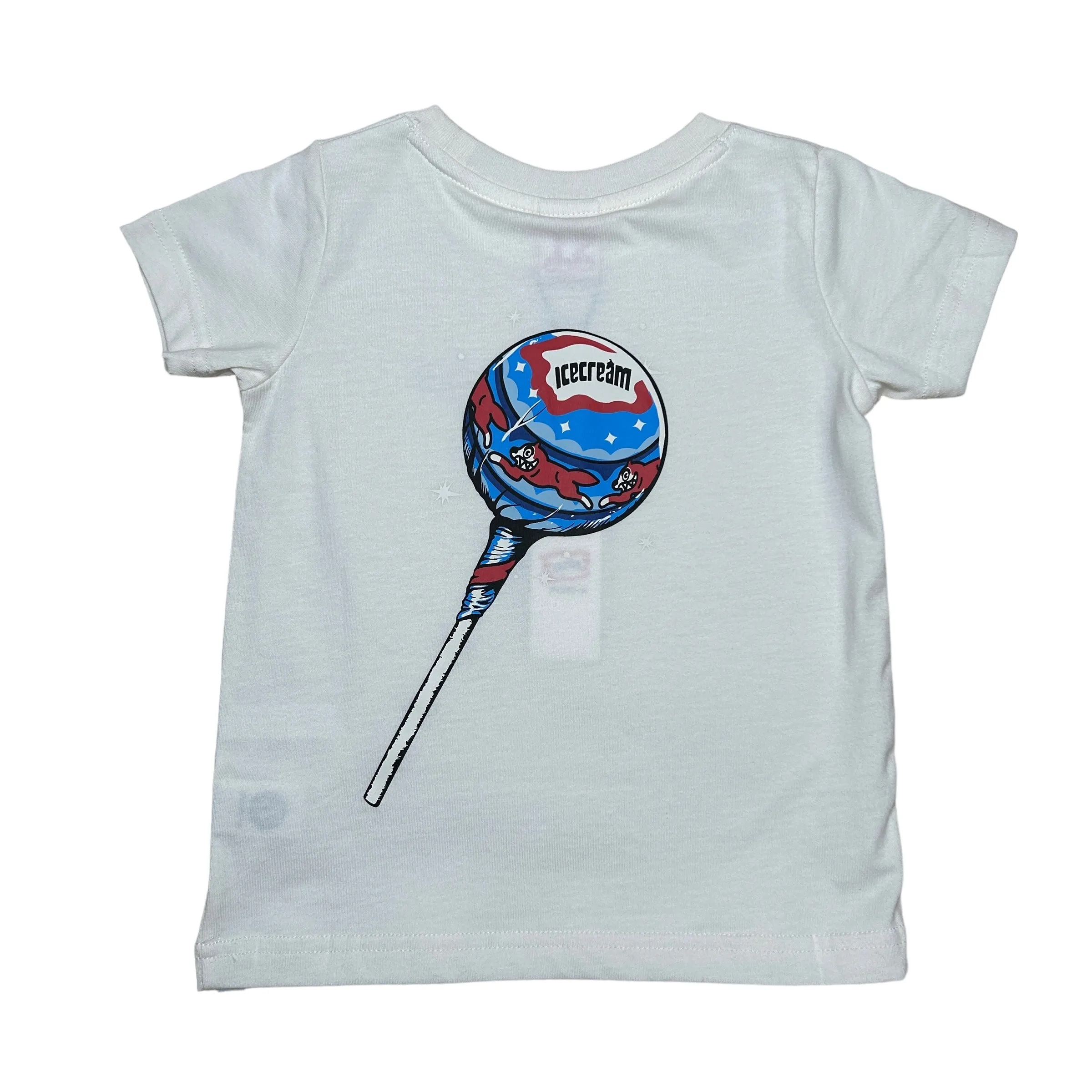 Icecream Kids Pops S/S Tee Whisper White