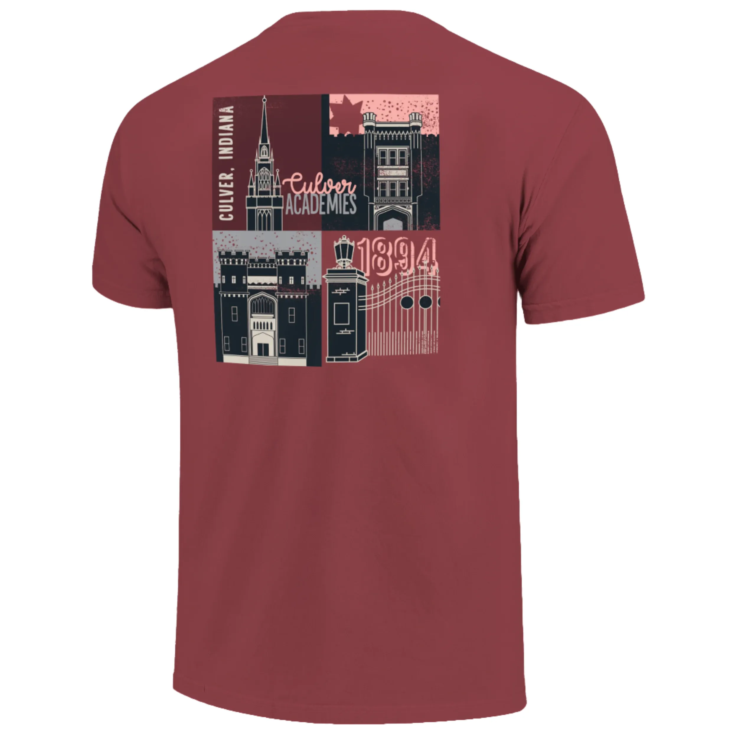 Iconic Academy Short Sleeve Comfort Tee - Brick