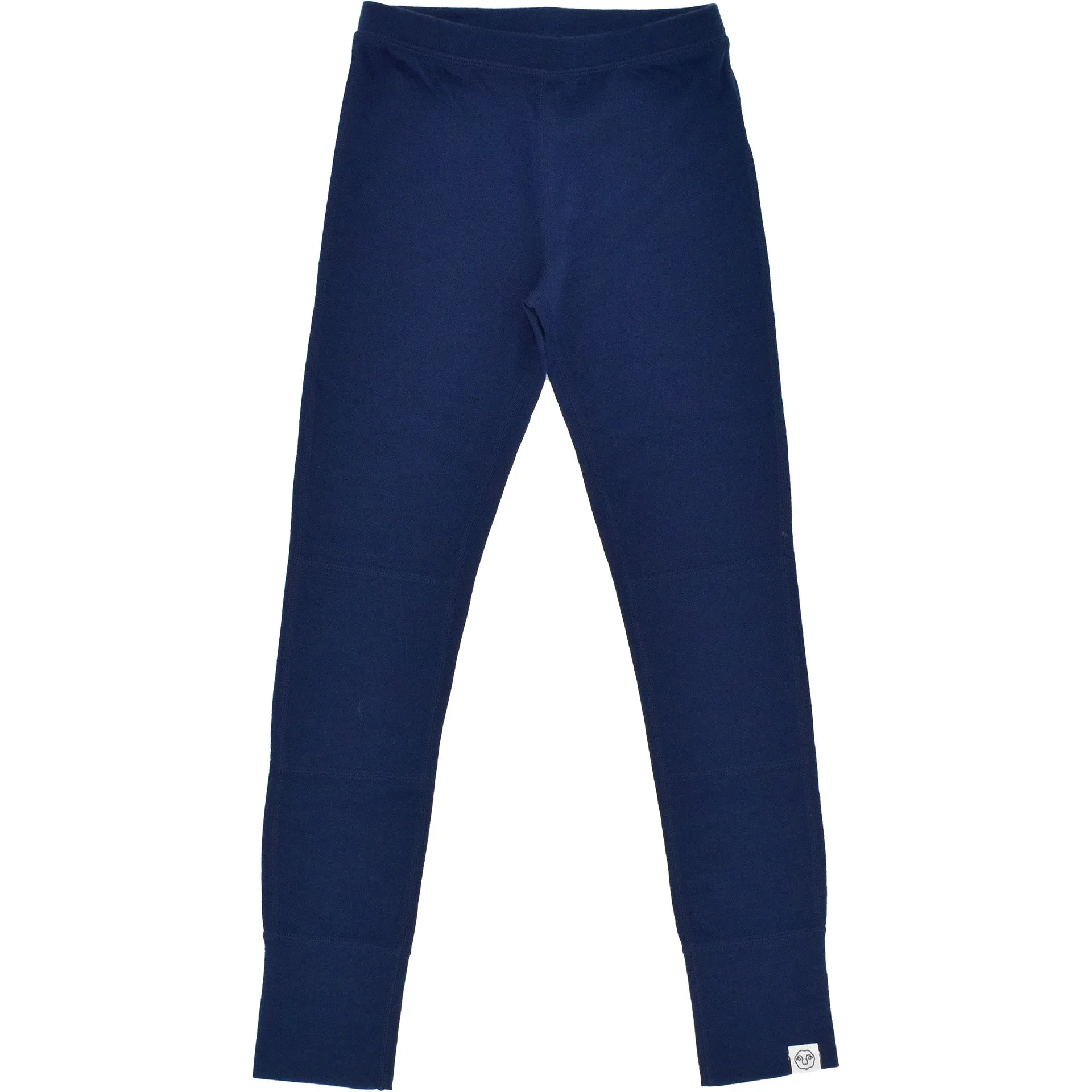 Imperfect Kids Merino Wool Base Layer, Leggings, Deep Blue