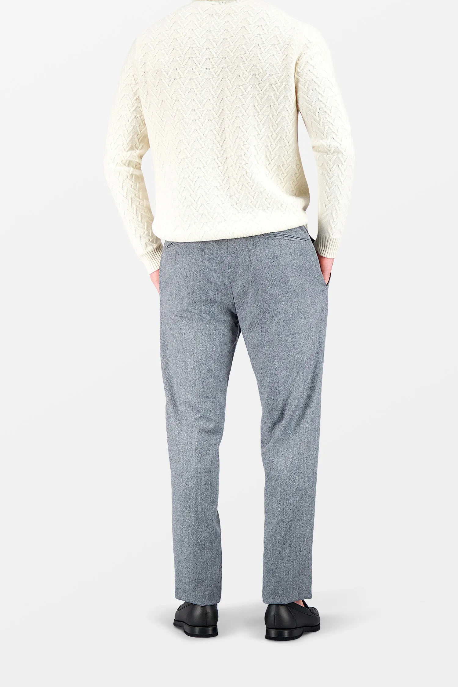 Incotex Grey Woven Trousers