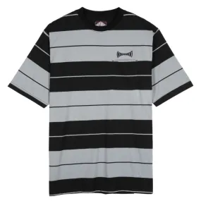 INDEPENDENT - Osage Striped T-Shirt - Grey / Black