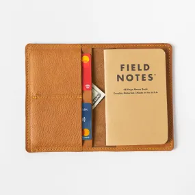 Italian Tan Passport Wallet