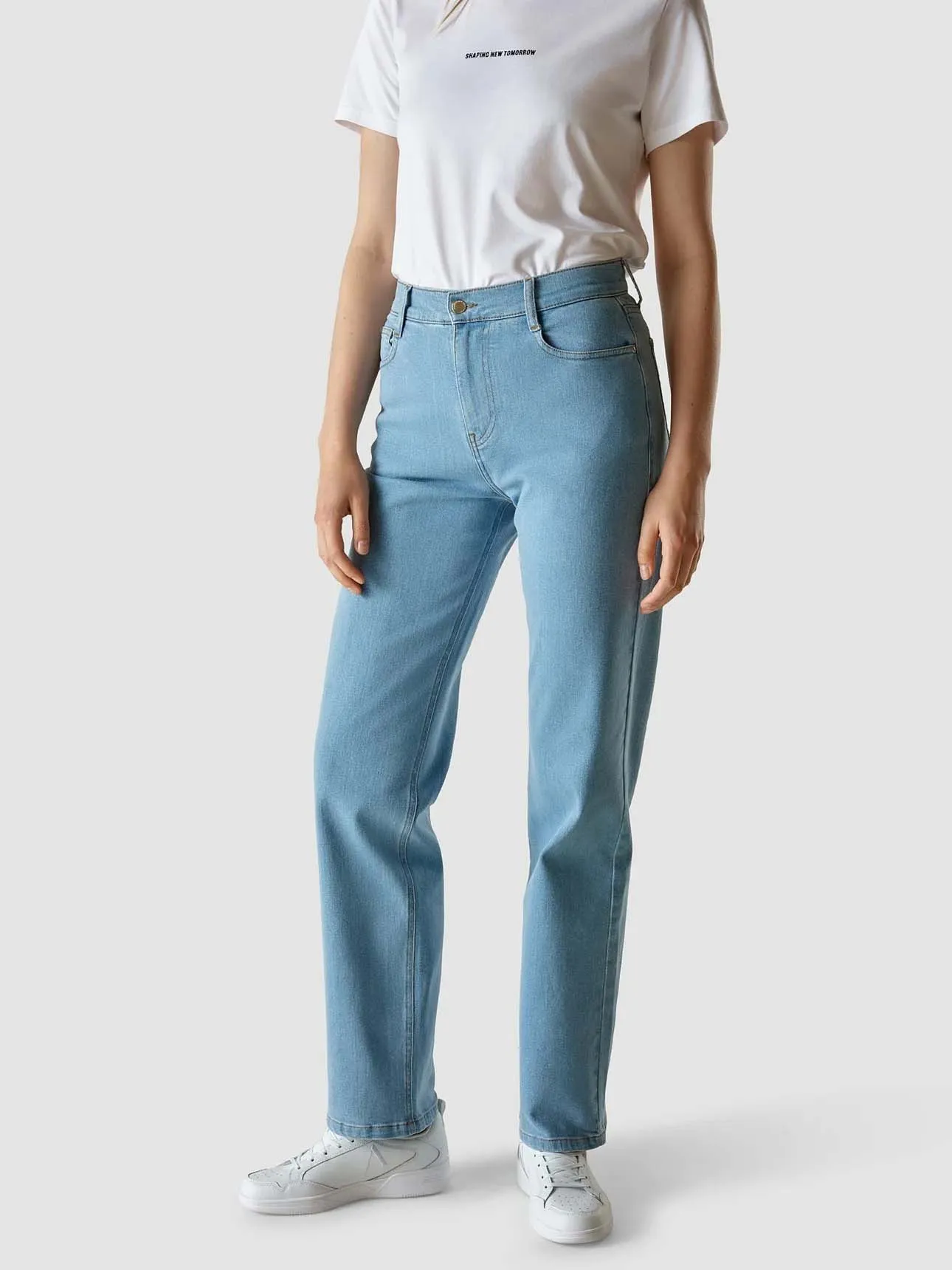 Jeans Straight Light Blue