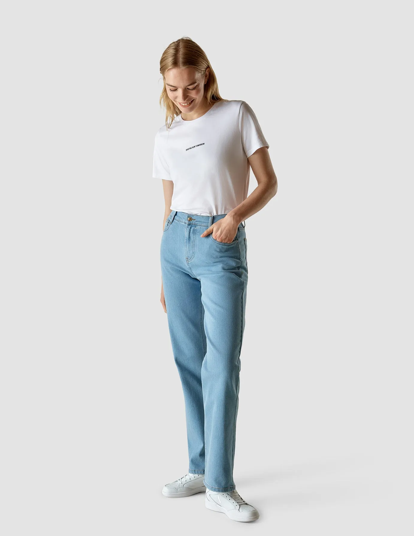 Jeans Straight Light Blue