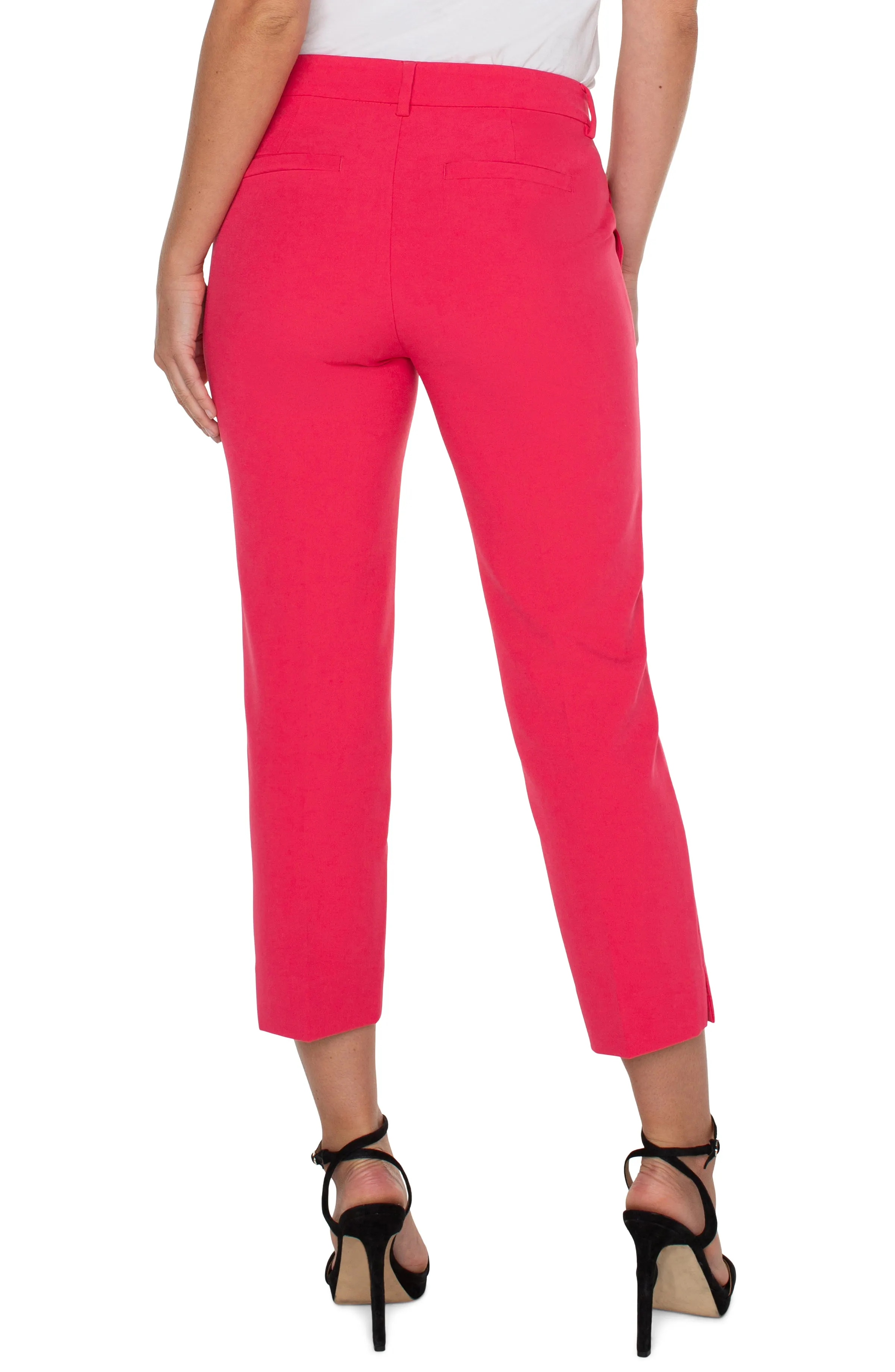 KELSEY CROP TROUSER WITH SIDE SLIT