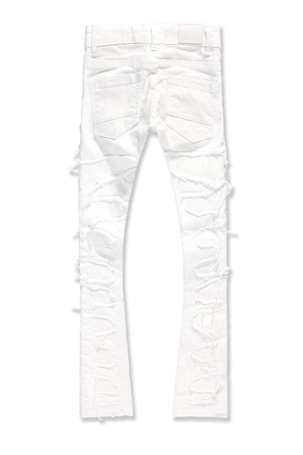 Kids Stacked Python Denim (Plaster)