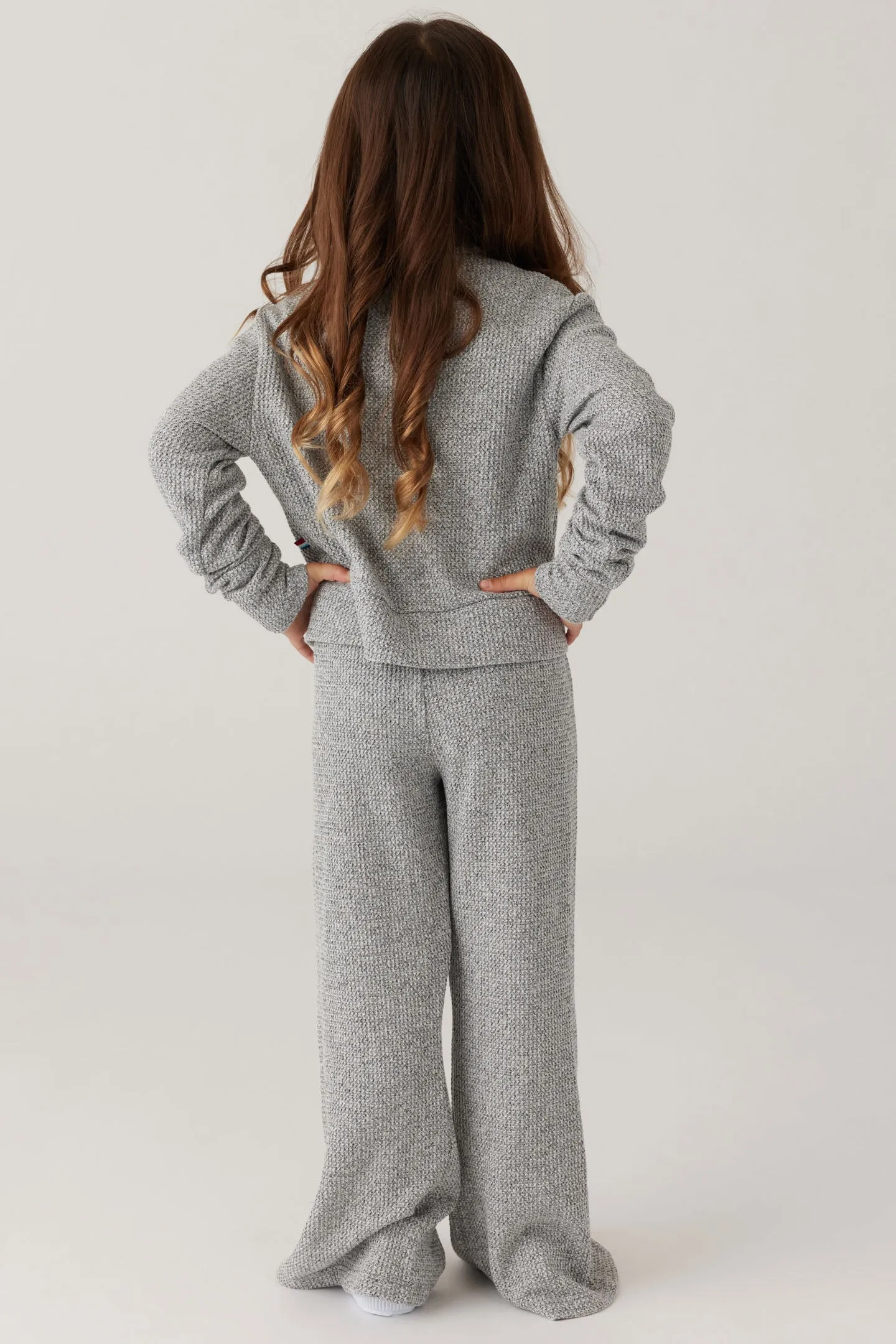 Kids Thermal Flare Legging - Heather