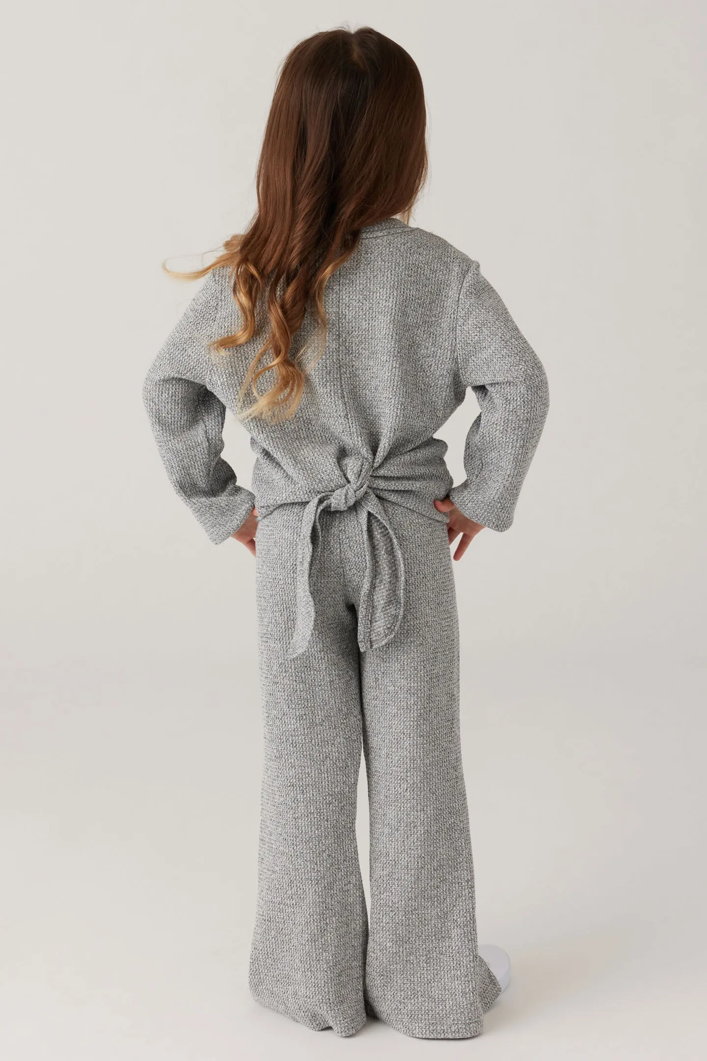 Kids Thermal Flare Legging - Heather